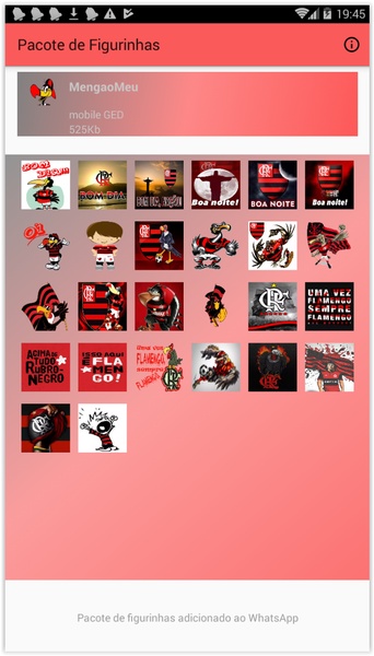 Figurinhas do Flamengo para WhatsApp: veja cinco apps com emojis