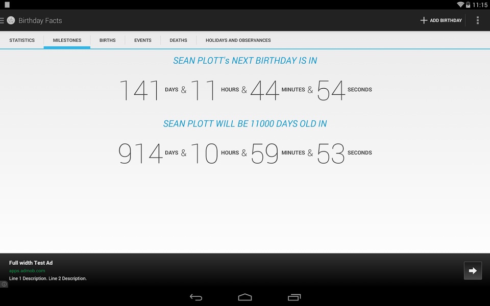 Age Calculator Birthday Facts - Preview 4
