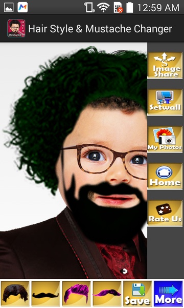 Hair Style & Mustache Changer - Preview 5