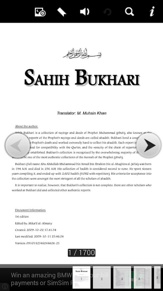 SahihBukhari - Preview 3