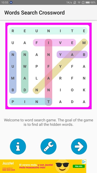 Words Search Crossword - Preview 1