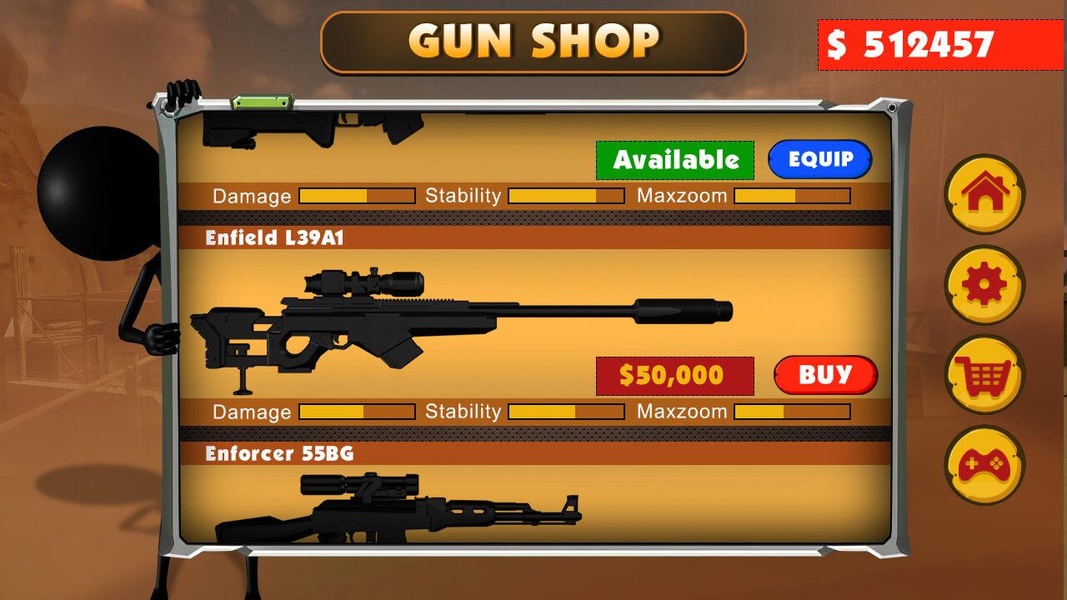 Sniper Assassin 3D - Stickman Free - Preview 1
