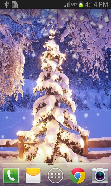 Christmas Snow live wallpaper - Preview 2