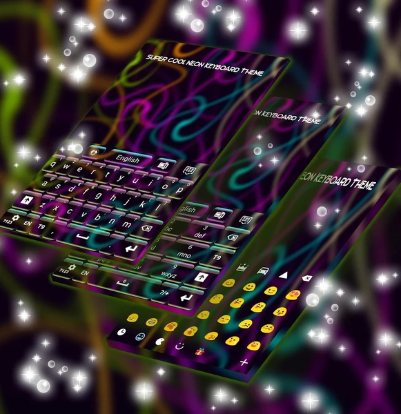 Super Cool Neon Keyboard - Preview 2