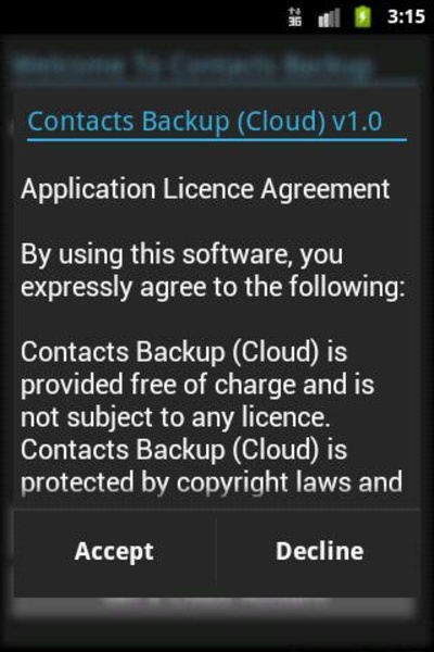 Contacts Backup - Preview 8