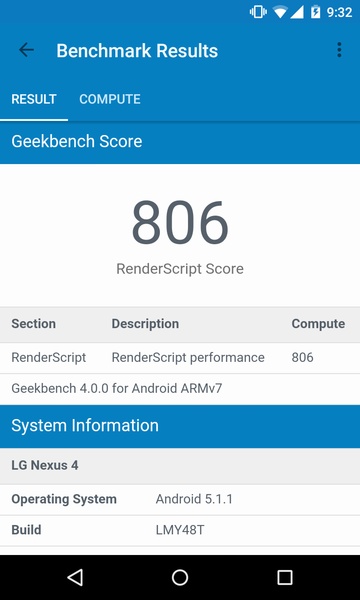 Geekbench 4 - Preview 1