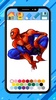 Spider super hero coloring man screenshot 5