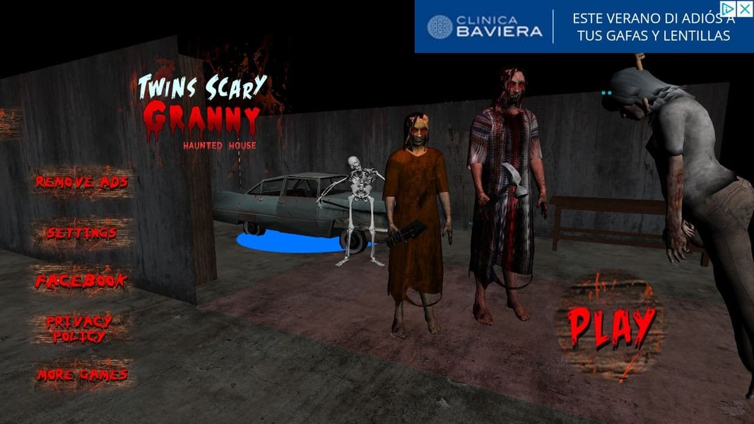Twins Scary Granny: Haunted House Escape Game - Preview 1