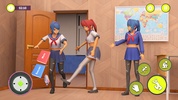 Anime School Girl Life 3D Sim screenshot 2