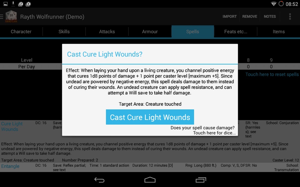 Hero Lab Character Sheet Lite - Preview 4