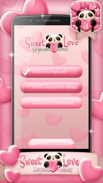 Sweet Love Keyboard Themes - Preview 8