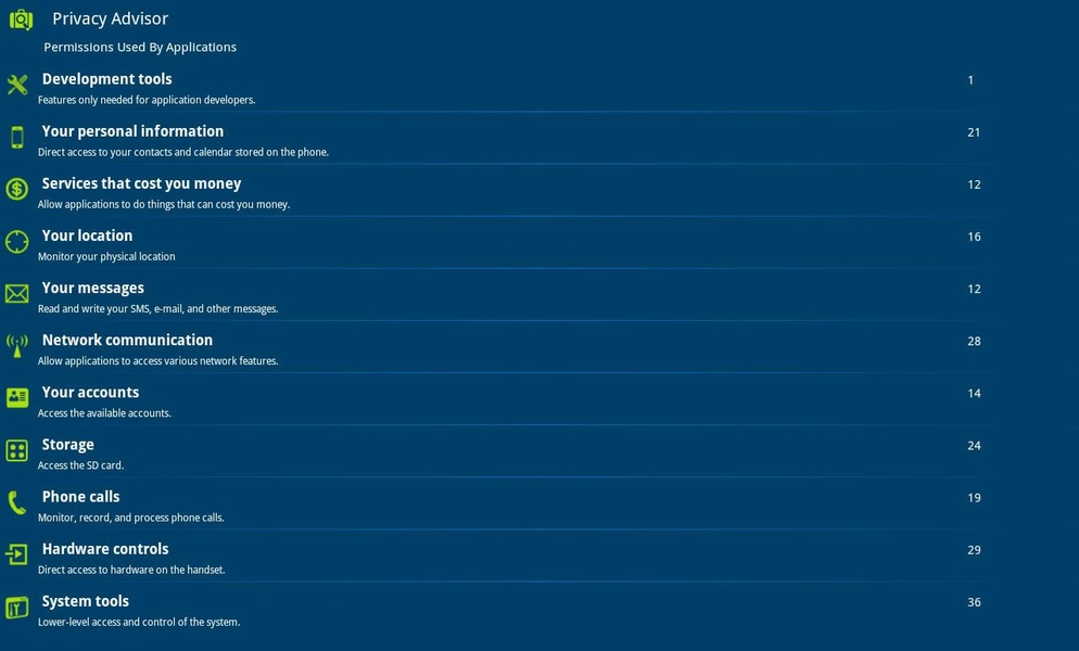 eScan Tablet Security - Preview 9