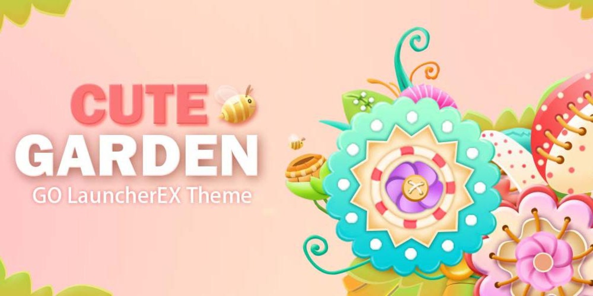 cute garden GOLauncher EX Theme - Preview 1