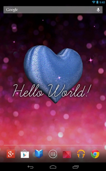 3D Glitter Heart - Preview 6
