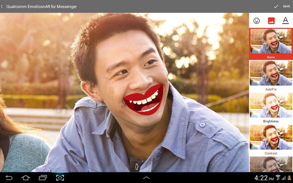 Qualcomm EmoticonAR for Messenger - Preview 2
