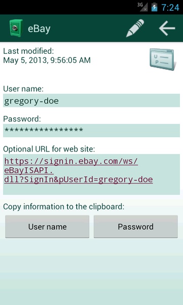 Secret Safe Lite - Preview 4