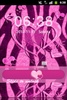 GO Locker Theme Zebra Hearts screenshot 1