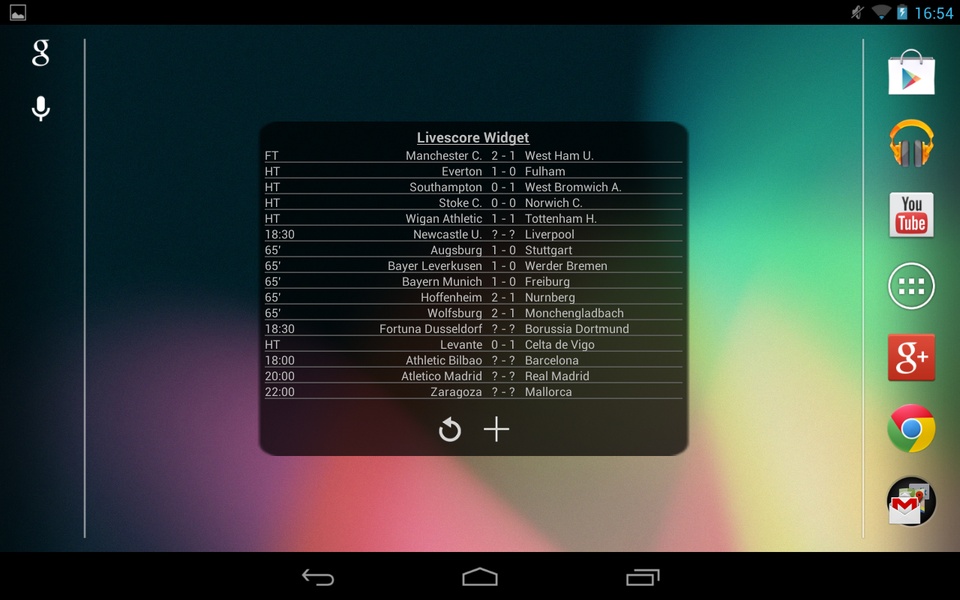 Livescore Widget - Preview 6