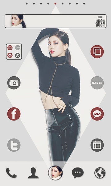 miss A SUZY launcher theme - Preview 6