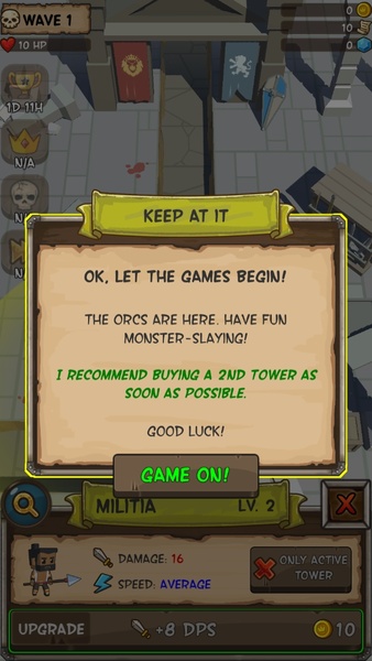 Idle Hero TD - Fantasy Tower Defense - Preview 1