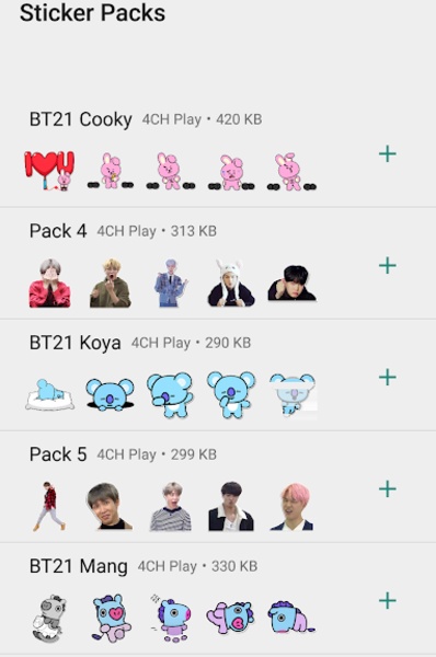 BTS Funny Stickers - WAStickerApps - Preview 2
