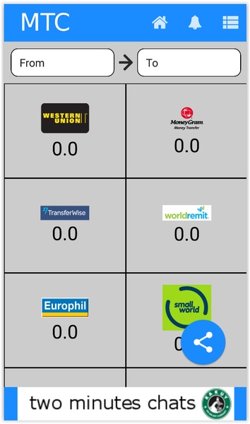 MTC Money Transfer Comparator - Preview 7
