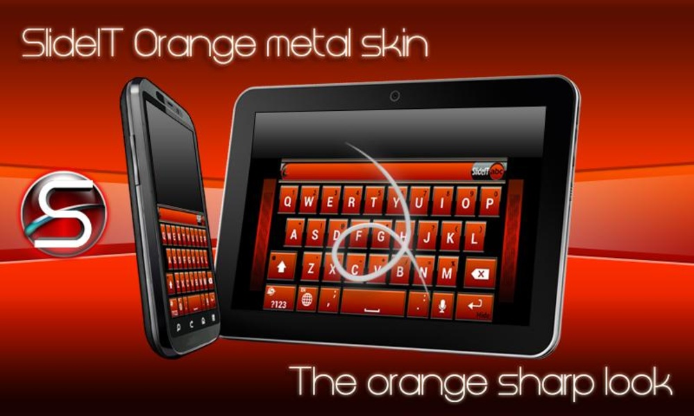 SlideIT Orange metal box skin - Preview 4