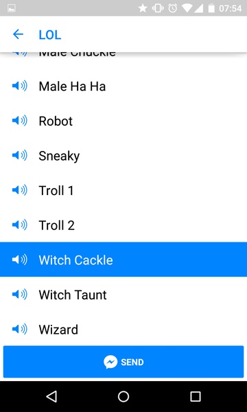 Sound Clips for Messenger - Preview 4