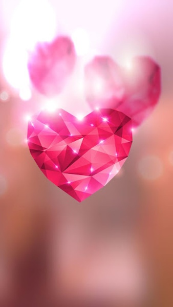 Diamond Hearts Live Wallpaper - Preview 6