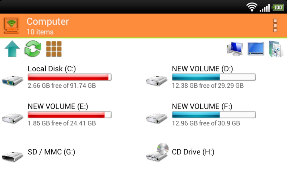 Wifi PC File Explorer - Preview 7