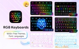 Neon Led Keyboard: Emoji, Font screenshot 9