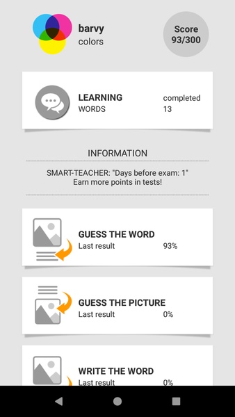 Learn Czech words with SMART-TEACHER - Preview 6