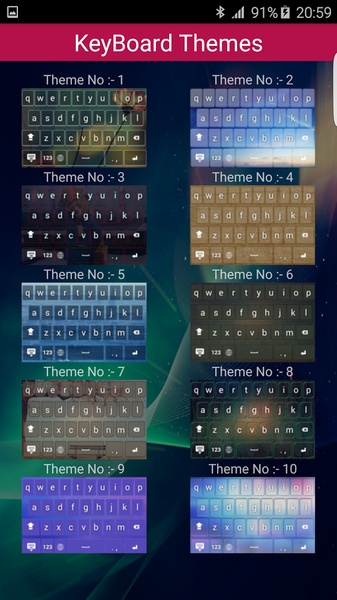 Photo Keyboard Themes - Preview 1