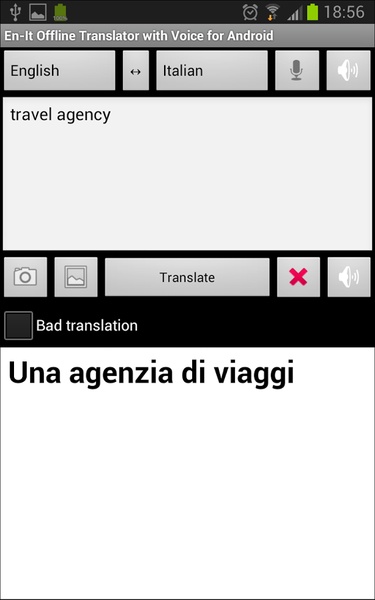 En-It Free Offline Translator - Preview 1
