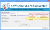 SoftSpire vCard Converter screenshot 3