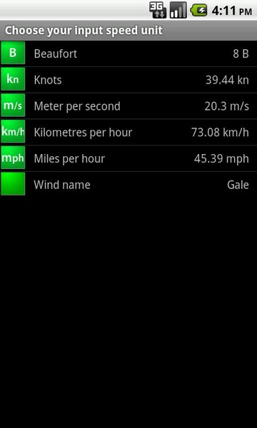 Marine Wind Calculator - Preview 3