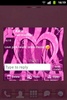 GO SMS Pink Theme Heart Zebra screenshot 3