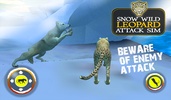 Snow Wild Leopard Attack Sim screenshot 2