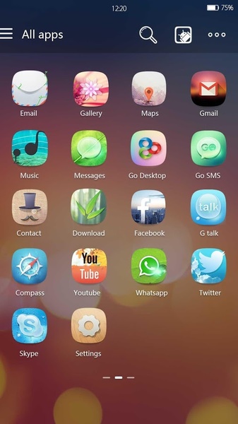 Fancy GOLauncher EX Theme - Preview 1