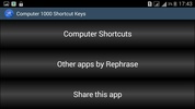 Computer 1000 Shortcut Keys screenshot 3
