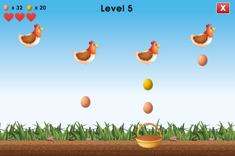 Egg Catcher Game - Preview 1