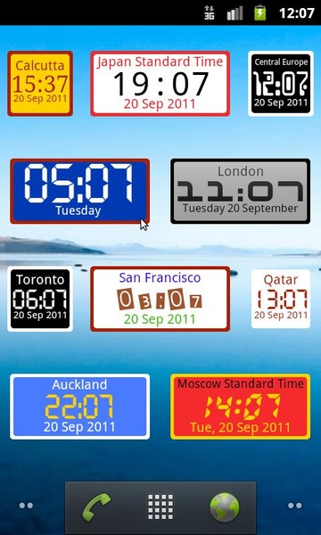 World Clock Widget - Preview 7