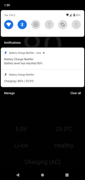 Battery Charge Notifier - Preview 4