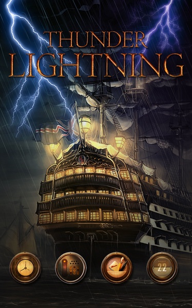 Thunder Lightning Theme: Caribbean Storm - Preview 3