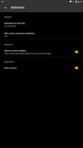 Simple weather & clock widget - Preview 4