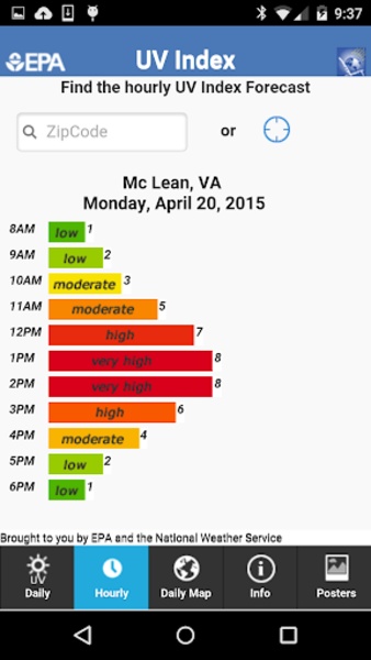 UV Index for Android Download the APK from Uptodown