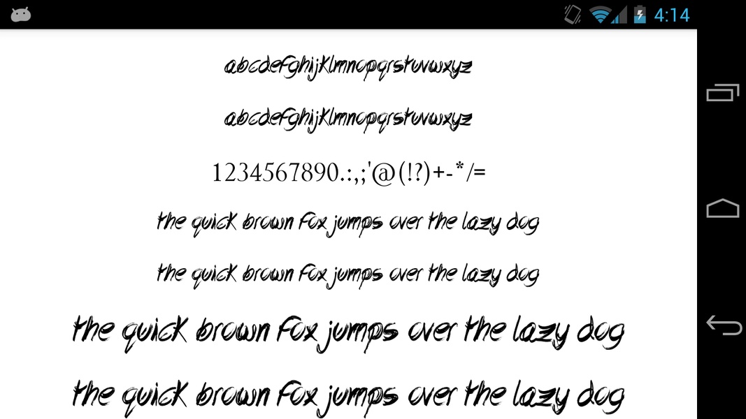 Brush Fonts 50 - Preview 2
