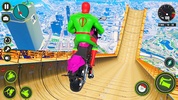 Superhero Bike Mega Ramp Games screenshot 3