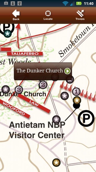 Antietam Battle App - Preview 3
