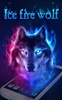 Fire Wolf Theme: Ice fire wallpaper HD screenshot 3